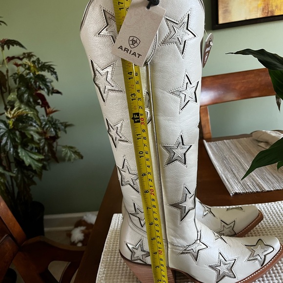 NWT Originally $350 Ariat Casanova Star X Toe Western Boot in Pearl Size 7 - Picture 12 of 13